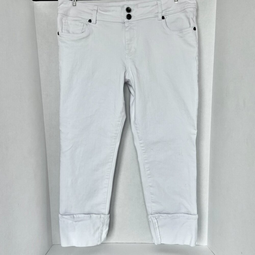 Kut From the Kloth White Cropped jeans Sz M
